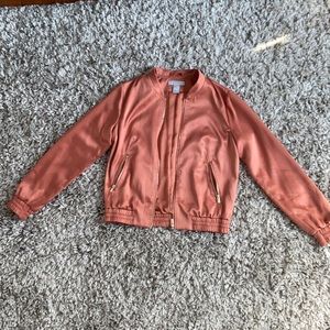 H&M Silk burnt orange jacket